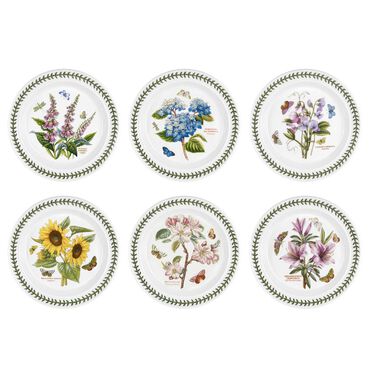 Botanic Garden Set of 6 Dinner Plates Botanic Garden Set of 6 Dinner Plates